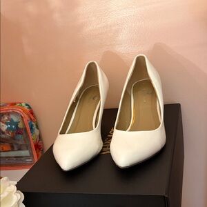 Elegant White Women's Pumps